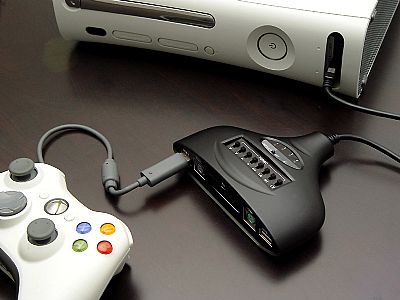 无限可能X360用PS2手柄鼠标键盘转接器 电脑